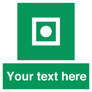 Custom sign safe condition Shipboard general alarm